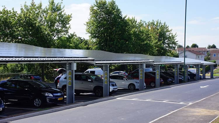 Flexisolar Installs The U.K.'s Largest Solar Carport - Solar Industry