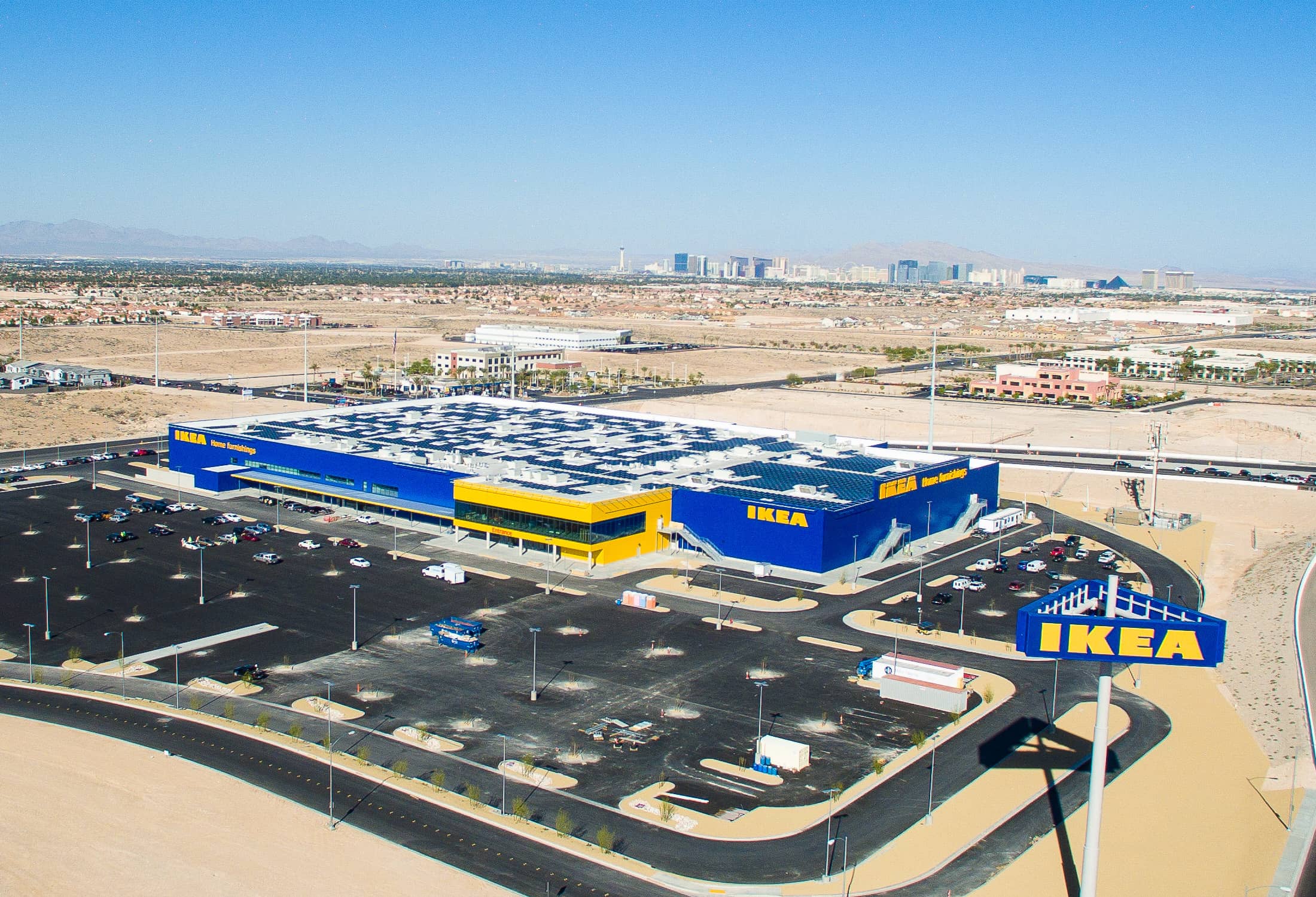 IKEA Completes 1.14 MW Solar Project Atop Las Vegas Store - Solar Industry